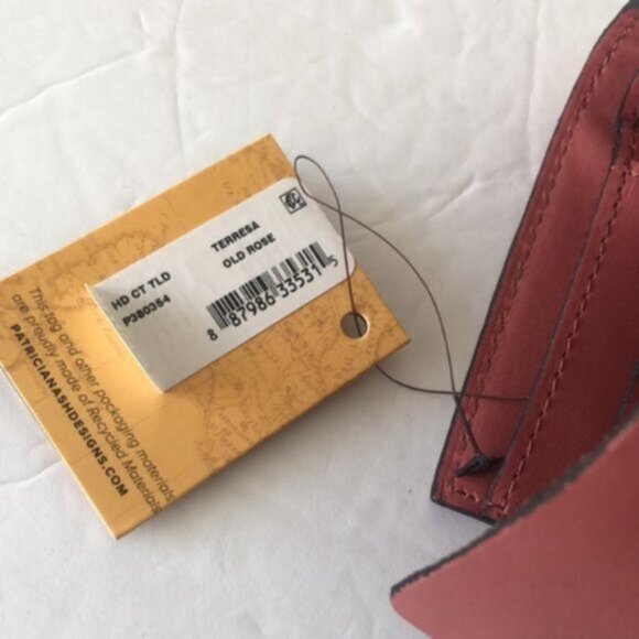 Patricia Nash Terresa Leather Wallet Hand Cut Tooled Pink - Picture 8 of 12